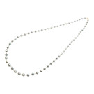 Akoya silver baroque perlekæde